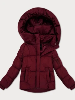 Dámska prechodná bunda oversize S'West bordová (B2003-27)