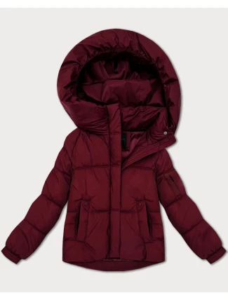 Dámska prechodná bunda oversize S'West bordová (B2003-27)