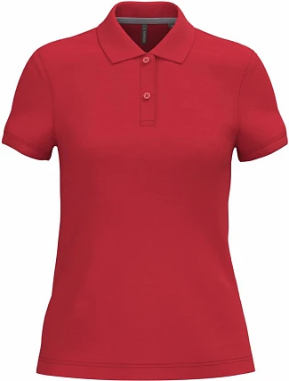 Kariban K 242 Dámske polo tričko z piké 20.K242 červené Kariban K 242 Dámske polo tričko z piké 20.K242 červené