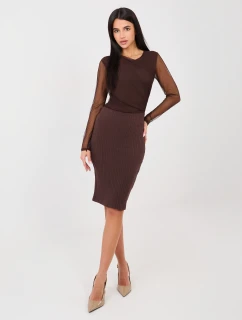 RV SD sukňa A1058.71 tmavohnedá