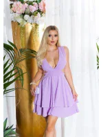 Dámsky sexy overal KOV26245 Light lilac purple - Koucla Dámsky sexy overal KOV26245 Light lilac purple - Koucla