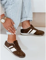 FashionStreet hnedé dámske tenisky ZY1049 FashionStreet hnedé dámske tenisky ZY1049
