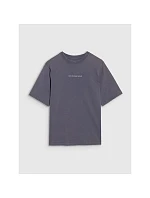 Chlapčenské tričko oversize s potlačou 4F 4FJWSS25TTSHM1879-22S Chlapčenské tričko oversize s potlačou 4F 4FJWSS25TTSHM1879-22S