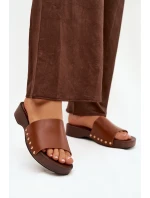 Dámské pantofle s přezkami Camel Terissa