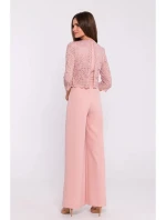 Dámsky overal S381 Powder Pink - Stylove