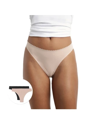 Dámske tangá 2 ks DIM BODY TOUCH THONG 2 ks - BELLINDA - čierne