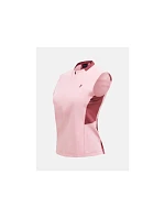 Dámske tričko PEAK PERFORMANCE W Mountainbreath Sleveless Polo, ružová farba Dámske tričko PEAK PERFORMANCE W Mountainbreath Sleveless Polo, ružová farba