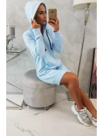 Mikina s kapucňou modrá