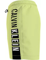 Pánske plavky Tkaný spodný diel plaviek MEDIUM DRAWSTRING-GRAPHIC KM0KM00991M0T - Calvin Klein