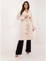 Dámsky kabát TW EN BI 2209.71P Light beige - FPrice Dámsky kabát TW EN BI 2209.71P Light beige - FPrice