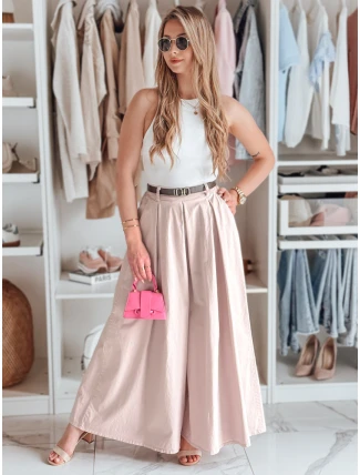 FLOWES ružová pruhovaná sukňa - nohavice FashionStreet UY2590