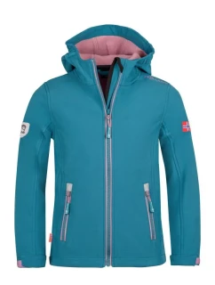 Trollkids Dievčenská softshellová bunda Trollfjord Jacket Jr 175-334