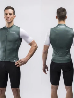 Biemme NATURE zeleno-biele tričko L