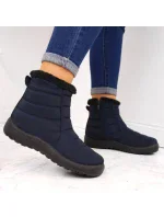 Nepremokavé snehové topánky so zipsom NEWS W EVE181B navy blue Nepremokavé snehové topánky so zipsom NEWS W EVE181B navy blue