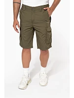 Kariban K 755 Pánske bermudy 20.K755 svetlo khaki