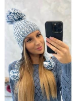 Dámska ušianka Emma K343 denim