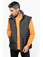 Kariban K 639 2-v-1 bunda s odnímateľnými rukávmi 20.K639 tmavomodrá/sivá/tmavomodrá Kariban K 639 2-v-1 bunda s odnímateľnými rukávmi 20.K639 tmavomodrá/sivá/tmavomodrá