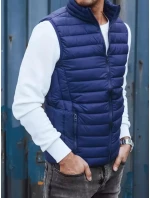 Pánska tmavomodrá vesta FashionStreet TX4124