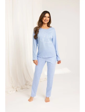 Regina 704 long/r M-XL Z25/26 dámske pyžamo