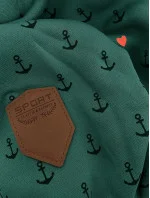 Dámska mikina s tyrkysovým vzorom (2304)