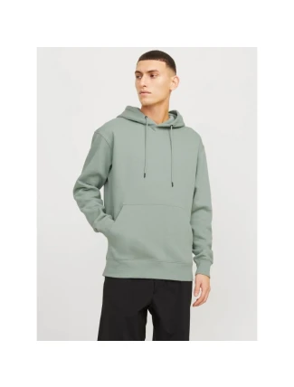 Jack&Jones pánska mikina JJESTAR BASIC SWEAT HOOD NOOS 12208157 ICEBERG GREEN