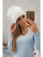 Dámska čiapka Liliana K375 biela