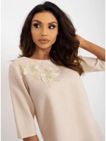 Dámska blúzka LK BZ 506609.77 Beige - FPrice Dámska blúzka LK BZ 506609.77 Beige - FPrice