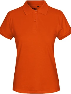 Neutral O 22980 Dámske polo tričko z bio bavlny 77.2280 oranžové