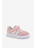 Sneakersy Dziecięce Na Rzep Różowe Sepovia