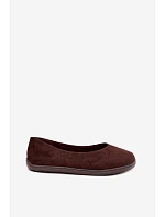Dámske balerínky typu barefoot v čokoládovej farbe Hollin Dámske balerínky typu barefoot v čokoládovej farbe Hollin