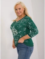 Blúzka RV BZ 9442.27 tmavozelená