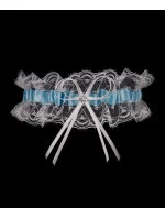 Podväzok PW-27 biely a modrý - Julimex Podväzok PW-27 biely a modrý - Julimex