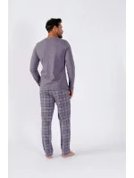 Pánske pyžamo ROY 1471 sivé - M-Max
