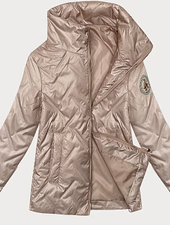 Dámska tenká bunda so stojačikom S'West pearl pink (B8363-51)