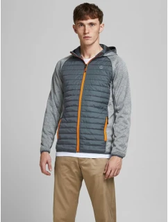 Jack&Jones JJEMULTI QUILTED JACKET 12182242 GREY MELANGE/SET-IN SLE