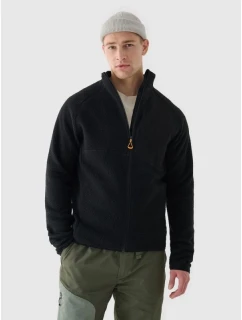 Pánsky sherpa fleece so stojacím golierom 4F 4FRAW24TFLEM360-20S pánske