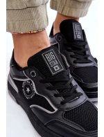 Damskie Sportowe Buty Big Star LL274443 Czarno-Szare