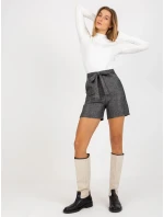 Dámske šortky LK SN 506942 3.70 tmavosivé