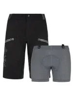 Dámske cyklistické šortky Trackee-w Black - Kilpi