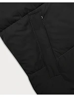 Dámska krátka vesta s kapucňou j.style čierna (16M9112-392) Dámska krátka vesta s kapucňou j.style čierna (16M9112-392)