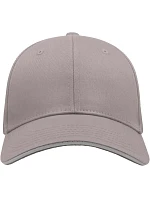 Atlantis Headwear Sport Sandwich 6-panelová bejzbalová čiapka „Sport Sandwich“ 33.0504 svetlošedá/biela Atlantis Headwear Sport Sandwich 6-panelová bejzbalová čiapka „Sport Sandwich“ 33.0504 svetlošedá/biela