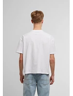 Build your Brand BY 439 Pánske hrubé tričko „Cropped Oversize“ 56.0439 biele