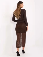 Sukňa MI SD 122436.60 hnedá