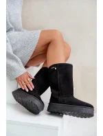 Vysoké tenisky na platforme Big Star OO274895 Black