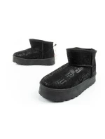 Lee Cooper snehové topánky ženy zimné módne kožušiny zateplené topánky čierne ženy