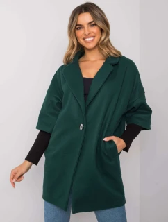 Dámsky kabát CHA PL 0409.30x tmavo zelený