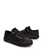 Dziecięce Skórzane Trampki BIG STAR EE374034 Czarne
