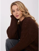 Jumper IN SW 33831.25 tmavohnedý