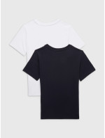 Chlapčenské tričko TH ORIGINAL 2-PACK FLAG T-SHIRTS UB0UB003100S0 biela/tmavo modrá - Tommy Hilfiger