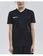Craft Teamwear Squad Go Jersey Solid Jr Detské športové tričko s výstrihom do V 82.5582 švédska žltá Craft Teamwear Squad Go Jersey Solid Jr Detské športové tričko s výstrihom do V 82.5582 švédska žltá